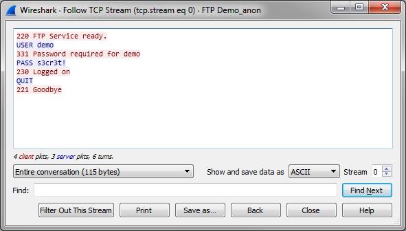 FTP Stream Decoded