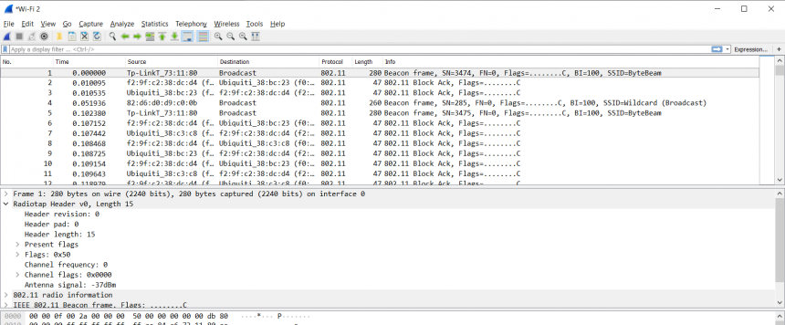 monitor mode wireshark linux